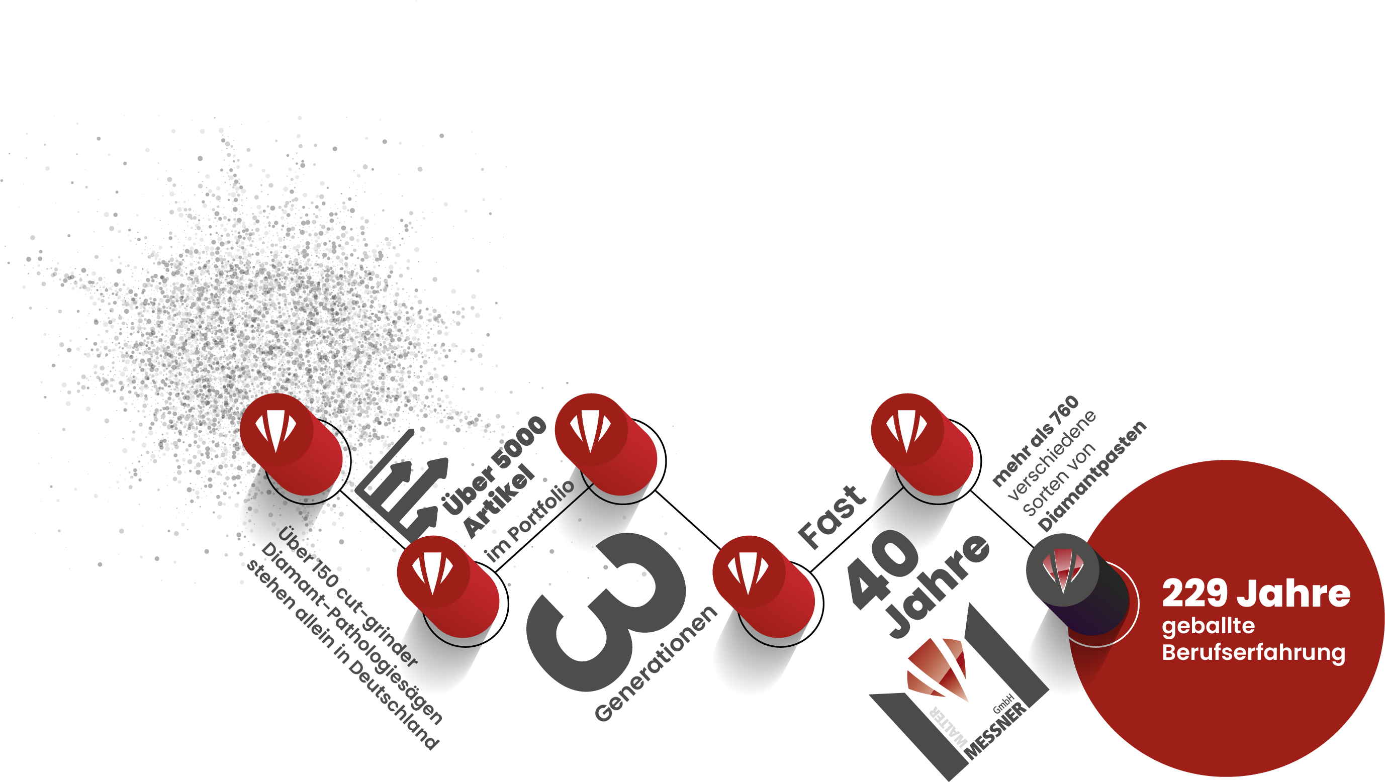 Die Walter Messner GmbH in Zahlen, Infografik