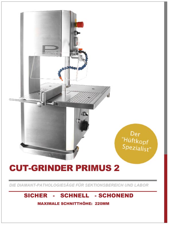 cut-grinder primus 2, Produktdatenblatt // Walter Messner GmbH